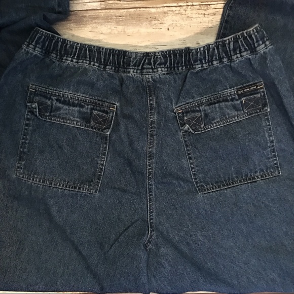 NY Jeans Blue Jeans L - Picture 2 of 6